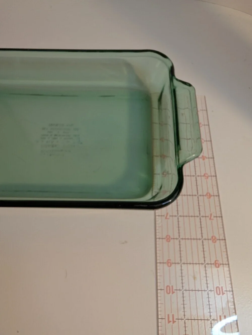 Anchor Hocking Green Glass Baking Dish - Clear Tempered Glass Loaf Pan